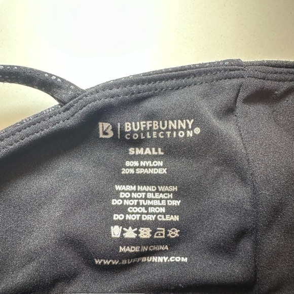 Buffbunny Collection Sports Bra-Black-Size Small - Picture 4 of 4